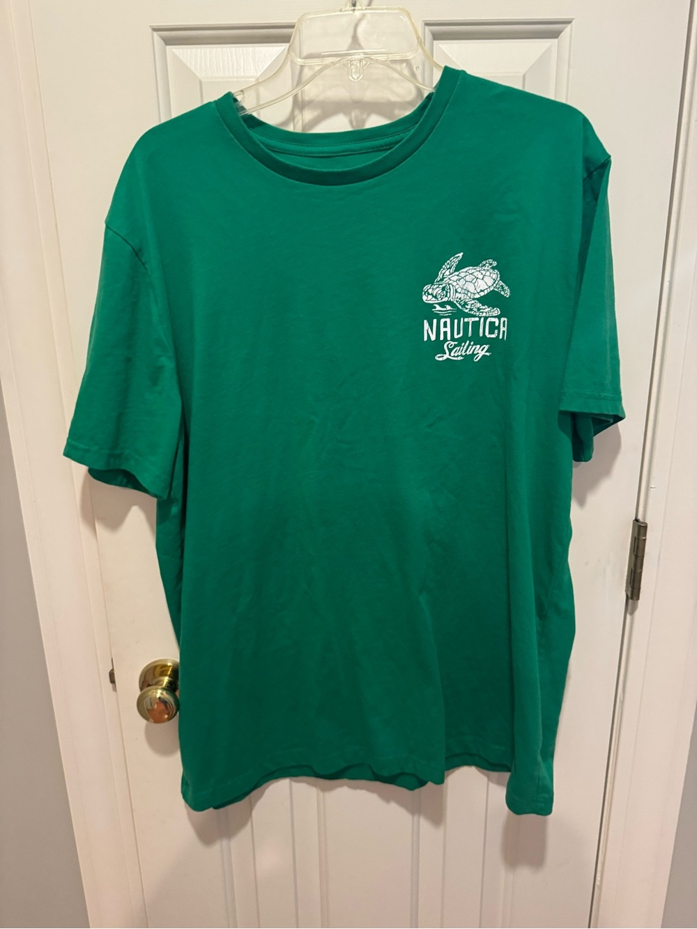 Nautica Green Short-Sleeve Sailing Graphic Tee